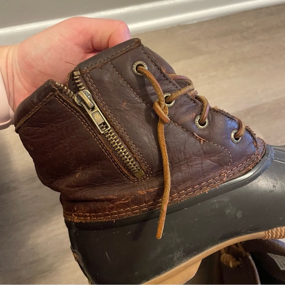 Sperry Brown Saltwater Duck Boots Winter 9 - Picture 11 of 13